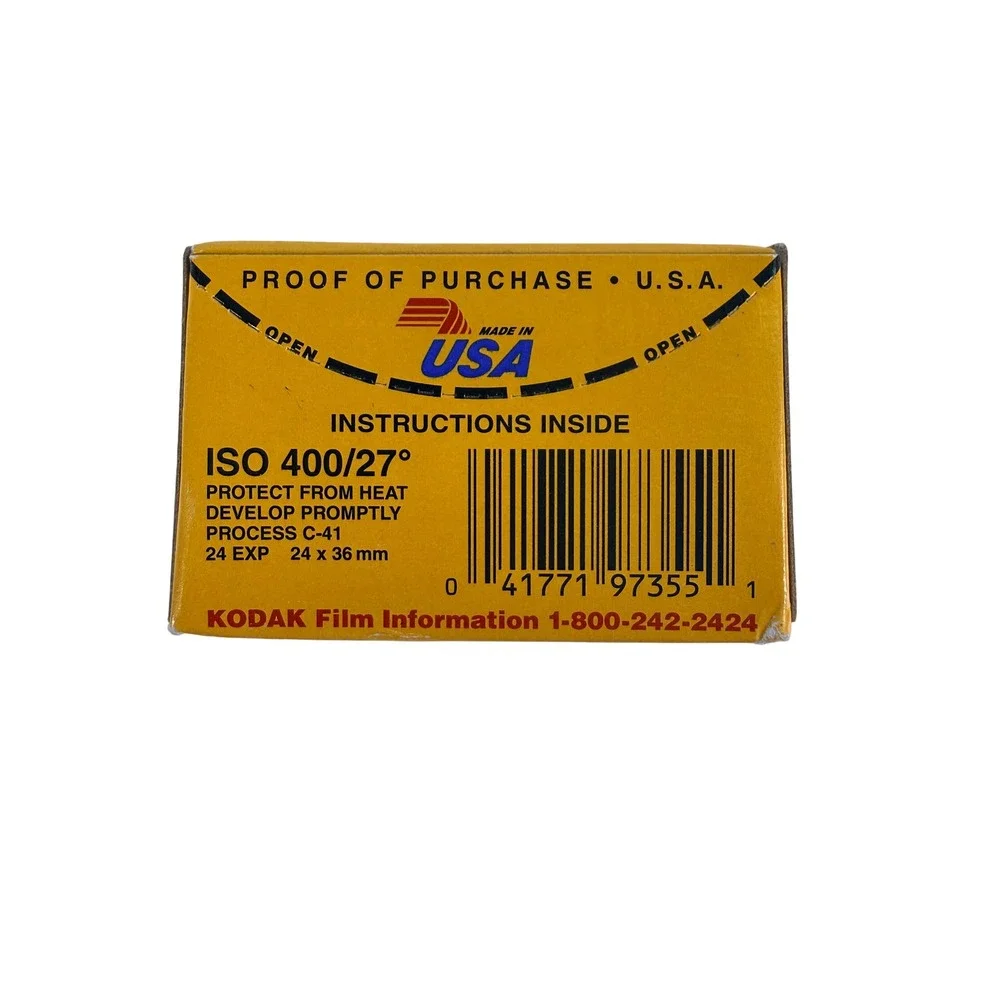 Kodak Gold 400 35mm Color Print Film 24 Exposure NOS Olympic Expired 1998